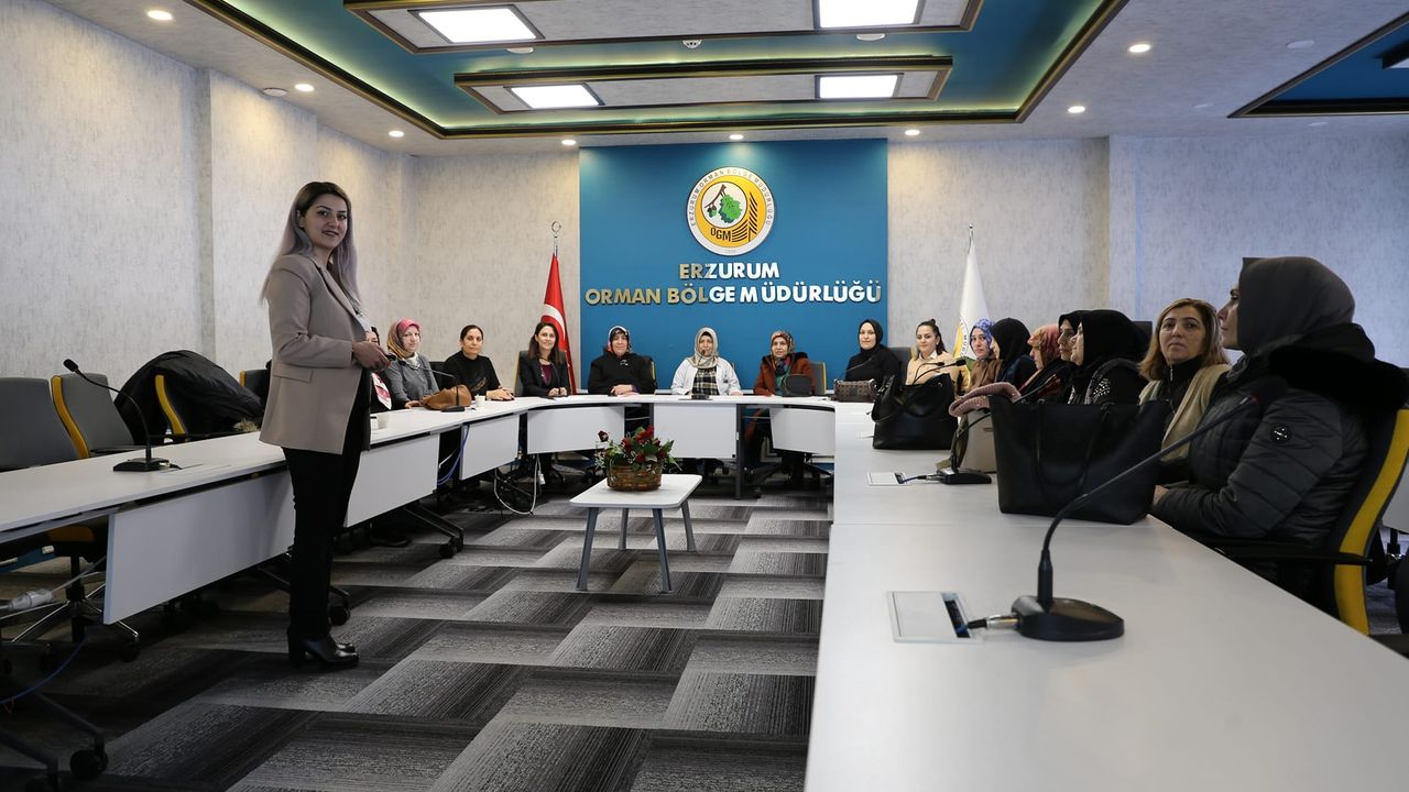 Erzurum Orman Bölge Müdürlüğü'nde Kanser Farkındalık Eğitimi Verildi