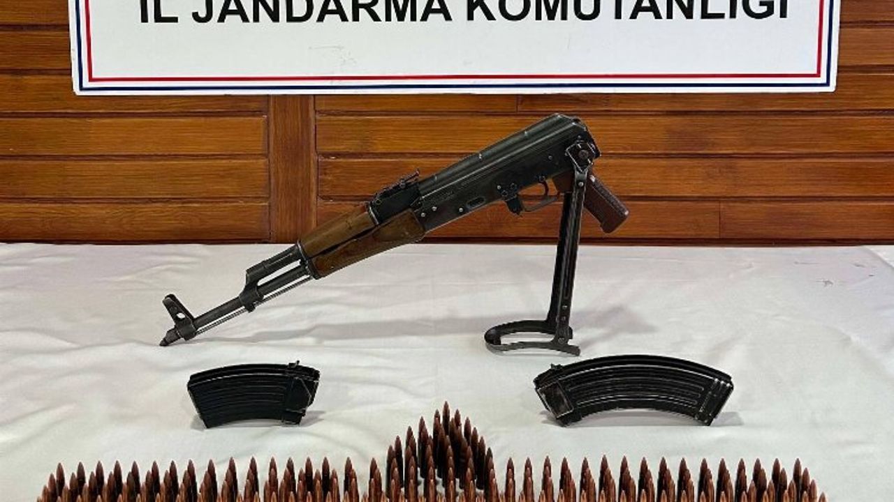 Adıyaman'da Jandarma evde piyade tüfeği ele geçirdi