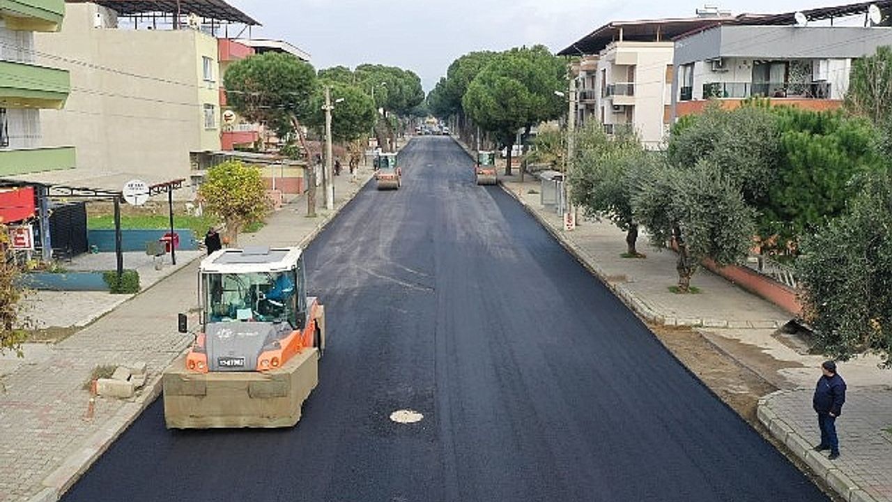 Aydın büyükşehir belediyesi'nden aydın genelinde 21 noktada birden yol yapım çalışması 