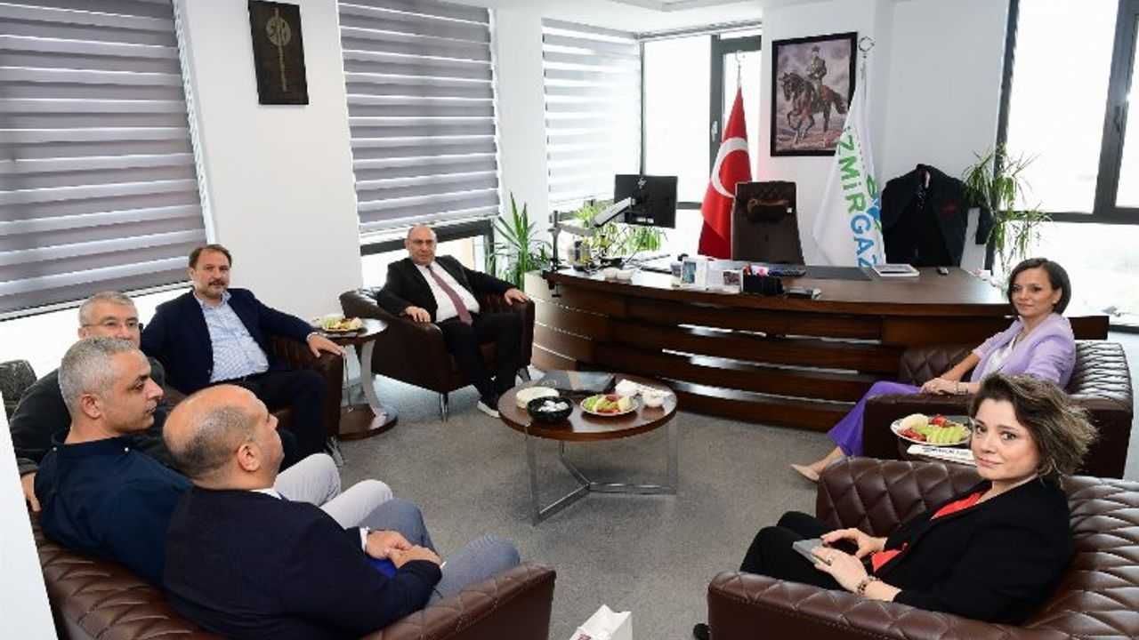 Başkan Kınay'dan İZMİRGAZ ziyareti