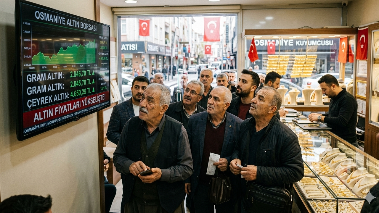 Altın Fiyatları Yükselişte: Osmaniyeli Yatırımcılar Ekrana Kilitlendi!