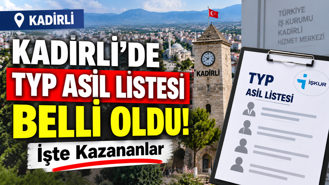 Kadirli’de TYP Asil Listesi Belli Oldu! İşte Kazananlar