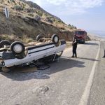 Kahramanmaraş’ta devrilen otomobildeki 1 kişi öldü, 1 kişi yaralandı