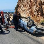 Antalya'da trafik kazasında 2 kişi yaralandı