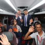 Hatay'da 94 engelli vatandaş umreye uğurlandı