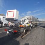 Kahramanmaraş'ta tıra arkadan çarpan sepetli vincin sürücüsü öldü