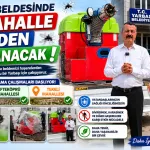 Yarbaşı Beldesinde 3 Mahalle Birden İlaçlanacak