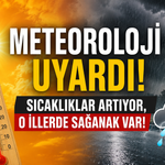 Hem Sağanak Hem Sıcaklık Alarmı! Meteoroloji O İlleri Tek Tek Uyardı