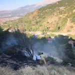 Isparta'da çıkan orman yangını söndürüldü