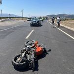 Burdur'da otomobille çarpışan motosikletin sürücüsü öldü