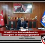 Erzin İlçe Milli Eğitim Müdürü Erhan Kenanoğlu’ndan KPSS Adaylarına Başarı Mesajı