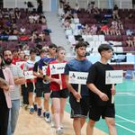 Hatay'da Büyükler Türkiye Badminton Şampiyonası başladı