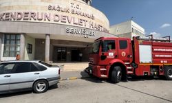 Hatay’da hastanenin tomografi bölümünde çıkan yangın söndürüldü