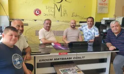 Kadirli'li Gazeteciler, Sabır Gazetesi'ni Ziyaret Etti