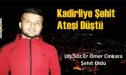 Kadirli'ye Şehit Ateşi Düştü: Ulaştırma Sözleşmeli Er Ömer Cinkara Van'da Şehit Oldu