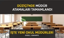 Düziçi İlçesinde Müdürler Arasında Atama Değişikliği Gerçekleşti