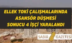 Ellek Beldesi'nde TOKİ İnşaatında Asansör Kazası: 4 İşçi Yaralandı