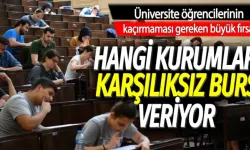 Üniversite Öğrencilerine Karşılıksız Burs Veren Kurumlar