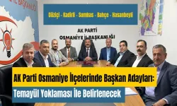 AK Parti Osmaniye İlçelerinde Başkan Adayları: Temayül Yoklaması İle Belirlenecek