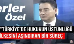 DEVA Partisi Lideri Ali Babacan: "Anayasal Düzene Darbe, Hukukun Üstünlüğü Aşındırılıyor