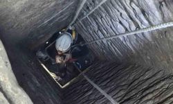 15 metrelik kuyuya düşen çocuğu zorlu kurtarma operasyonu kamerada