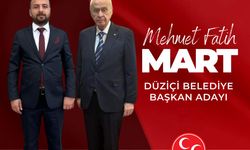 Milliyetçi Hareket Partisi (MHP) Düziçi Belediye Başkan Adayı Mehmet Fatih Mart Oldu