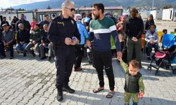 Hatay'daki konteyner kentte "Birlikte Güvendeyiz" projesi hayata geçirildi