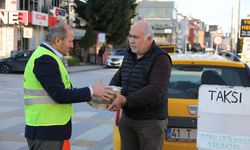 Kocaeli'de taksiciler Ramazan’da unutmadı
