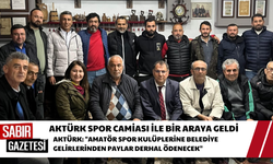Aktürk: "Amatör Spor Kulüplerine Belediye Gelirlerinden Paylar Derhal Ödenecek"