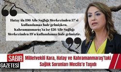 Milletvekili Kara, Hatay ve Kahramanmaraş'taki Sağlık Sorunları Meclis'e Taşıdı
