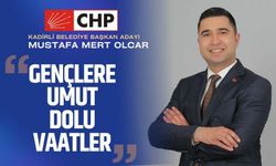 CHP Kadirli Belediye Başkan Adayı Mustafa Mert Olcar'dan Gençlere Umut Dolu Vaatler