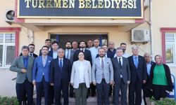 Derya Yanık'tan Türkmen Beldesi Belediye Başkanına Hayırlı Olsun Ziyareti