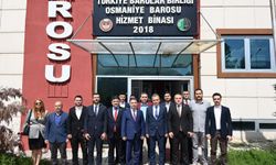 İbrahim Çenet, Avukatlar Günü'nde Osmaniye Baro Başkanı ve Avukatları Ziyaret Etti