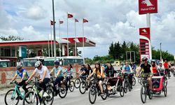 Erzin'de Gençlik Haftası bisiklet turuyla kutlandı