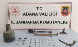 Adana'da tarihi eser niteliği taşıdığı değerlendirilen 46 parça ele geçirildi