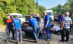 Osmaniye'de minibüsle çarpışan otomobildeki 1 kişi yaşamını yitirdi, 2 kişi yaralandı