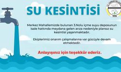 Yarbaşı Beldesi'nde Plansız Su Kesintisi