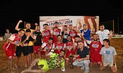 Manavgat’ta plaj futbolu coşkusu sona erdi