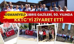 Osmaniyeli Kıbrıs Gazileri 50. Yılında KKTC'yi Ziyaret Etti