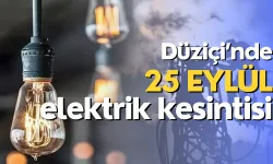 Düziçi'nde 25 Eylül'de 13 Planlı Elektrik Kesintisi