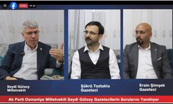 Ak Parti Osmaniye Milletvekili Seydi Gülsoy, Gazeteci Şükrü Tozluklu ve Ersin Şimşek'in Sorularını Yanıtlıyor