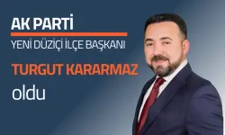 Ak Parti Düziçi İlçe Başkanlığına Turgut Kararmaz Seçildi