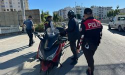 Mersin'de 34 motosiklet sürücüsüne ceza kesildi