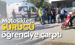 Düziçi'nde Öğrenciye Motosiklet Çarptı!