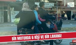 Osmaniye’de Trafik Kurallarını Zorlayan Görüntü: Bir Motorda 6 Kişi ve Bir Lahana!