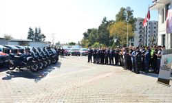 Hatay Büyükşehir Belediyesinin emniyete hibe ettiği araçlar hizmete başladı