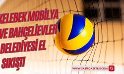 KELEBEK MOBİLYA VE BAHÇELİEVLER BELEDİYESİ SPOR KULÜBÜ İŞ BİRLİĞİ İÇİN İMZALAR ATILIYOR