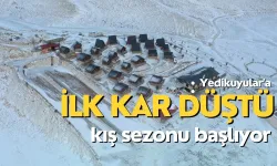 Kayak Tutkunları İçin Müjde: Yedikuyular Beyaza Büründü