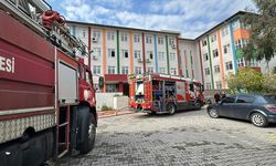 Alanya'da okulda çıkan yangın söndürüldü