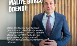 Bahçe Belediyesi 13 Milyon TL’lik Borcunu Kapattı!